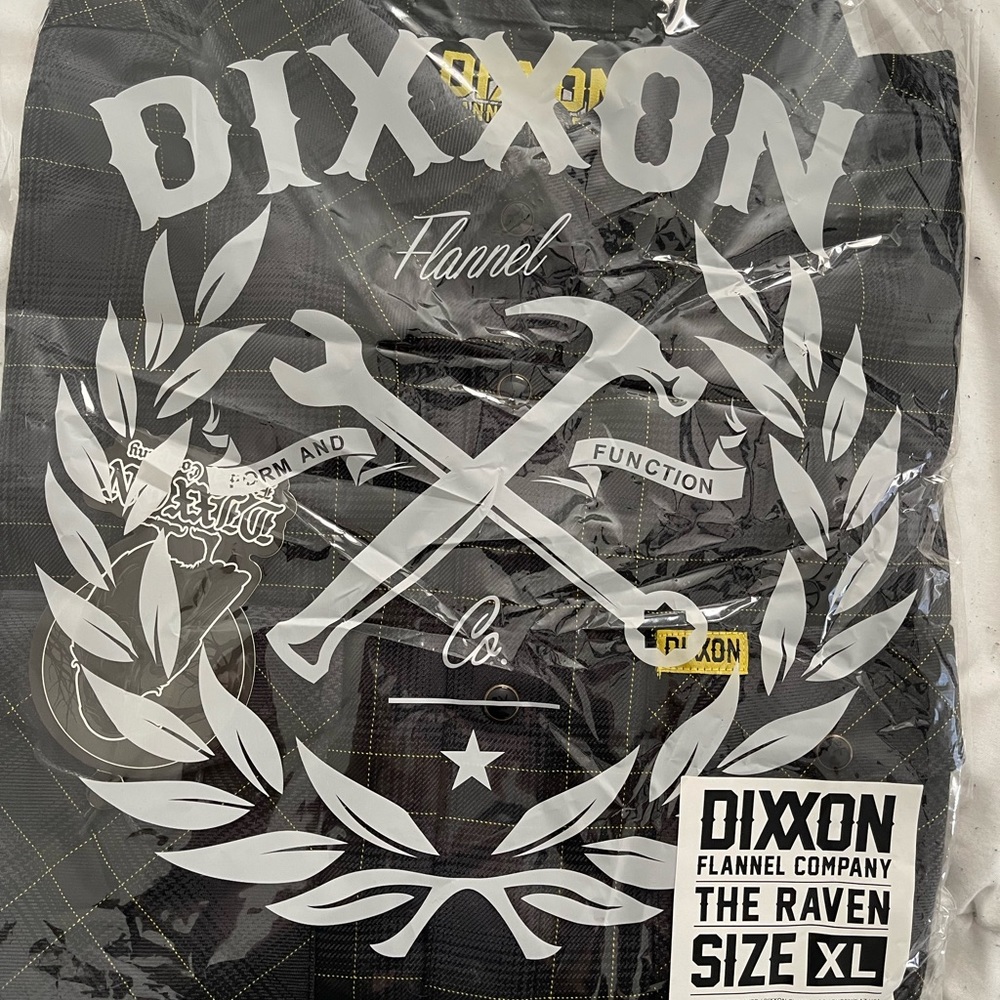 Dixxon Raven flannel XL SOLD OUT brand new still in packaging